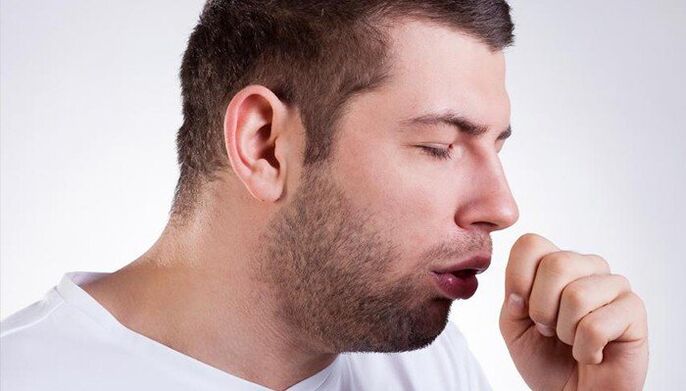 Husten als Symptom vun der Präsenz vu Parasiten